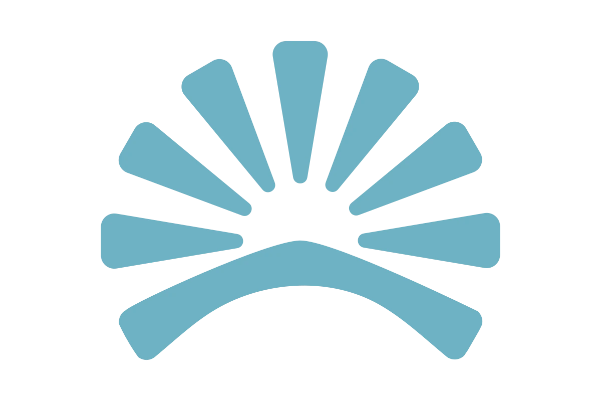 Minimalist Sunrise Icon for Travel Agency