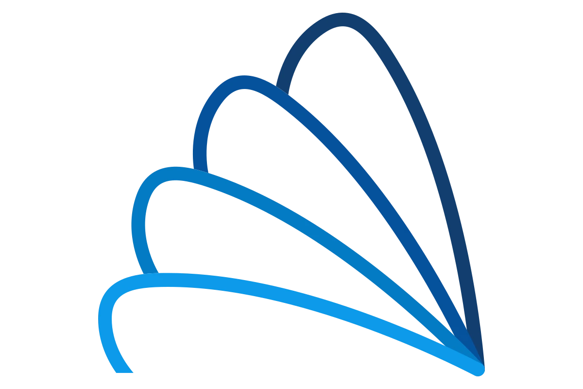 Modern Abstract Travel Agency Logo with Fluid Waves