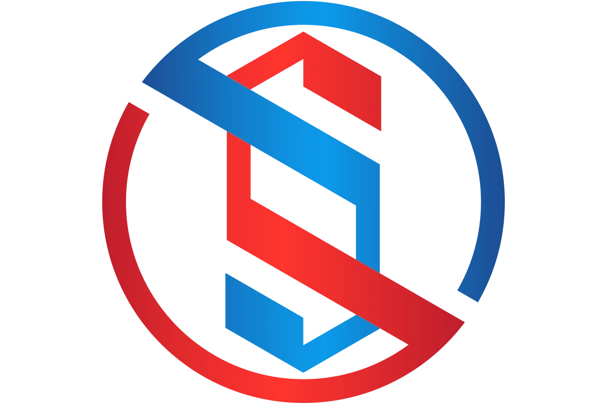 Modern Abstract Logo with S in Gradient Colors