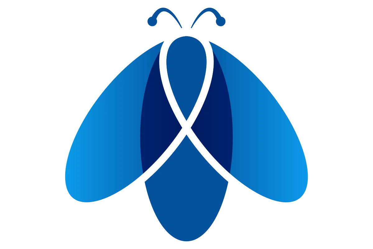Innovative Blue Bee Logo for Eco-Friendly Initiatives