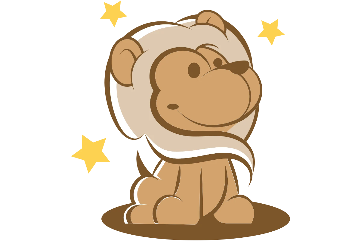 Adorable Cartoon Lion Character for Pet Community