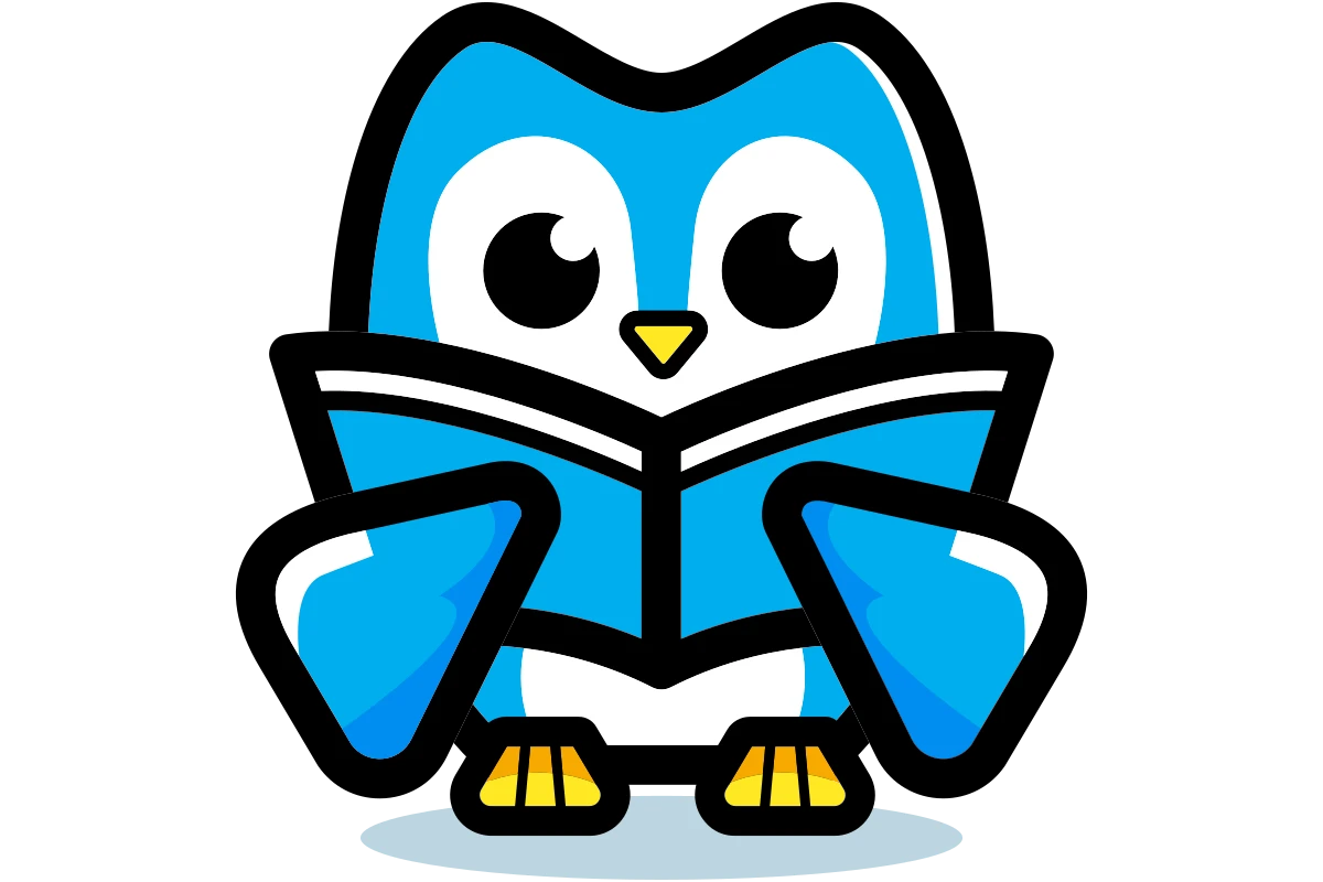 Playful Owl Mascot for Engaging Children's Education