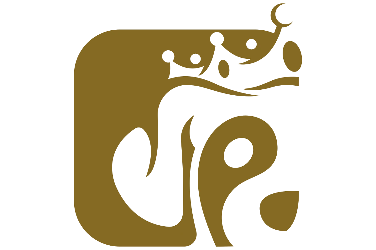 Elegant Gold Crown Abstract Design for Luxurious Branding