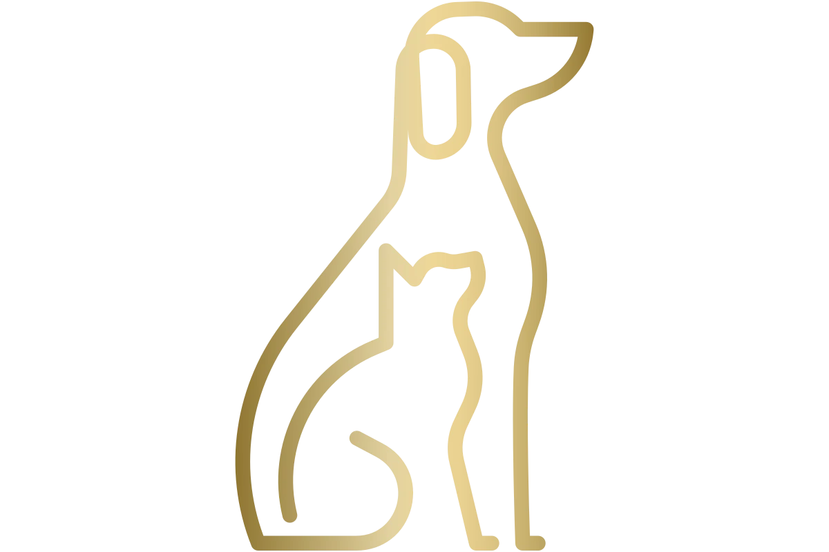 Elegant Minimalist Pet Services Logo for Dogs and Cats