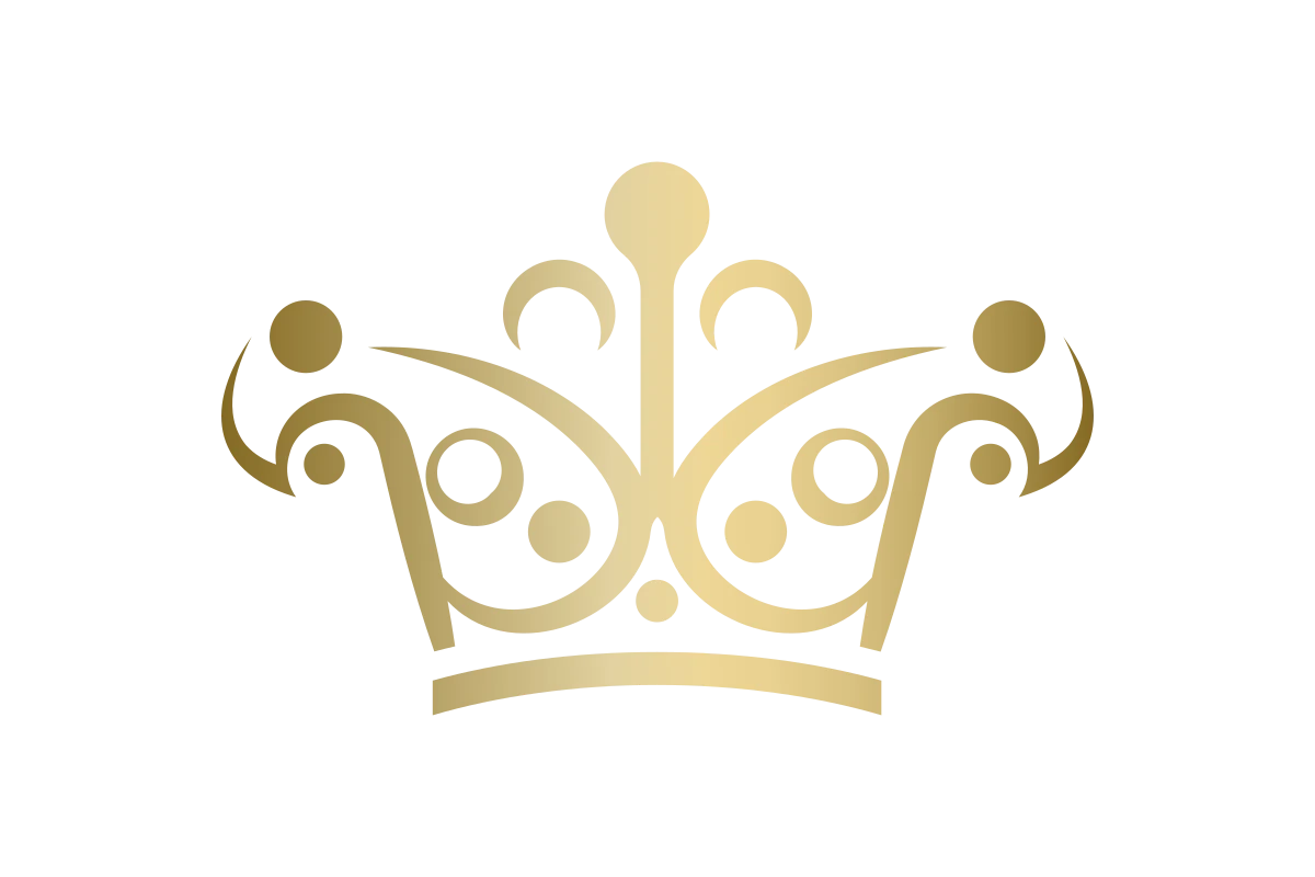 Elegant Gold Crown Design for Luxury Brands