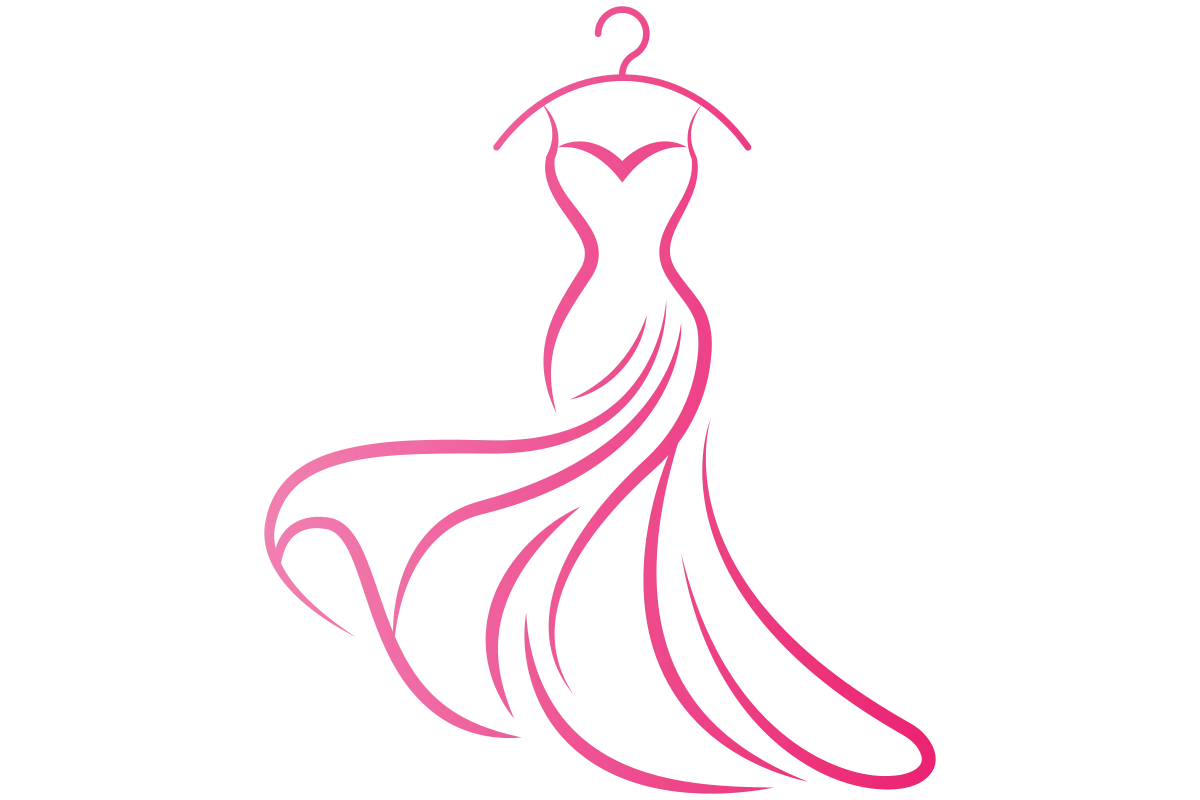 Elegant Fashion Dress Icon for Modern Couture Brands