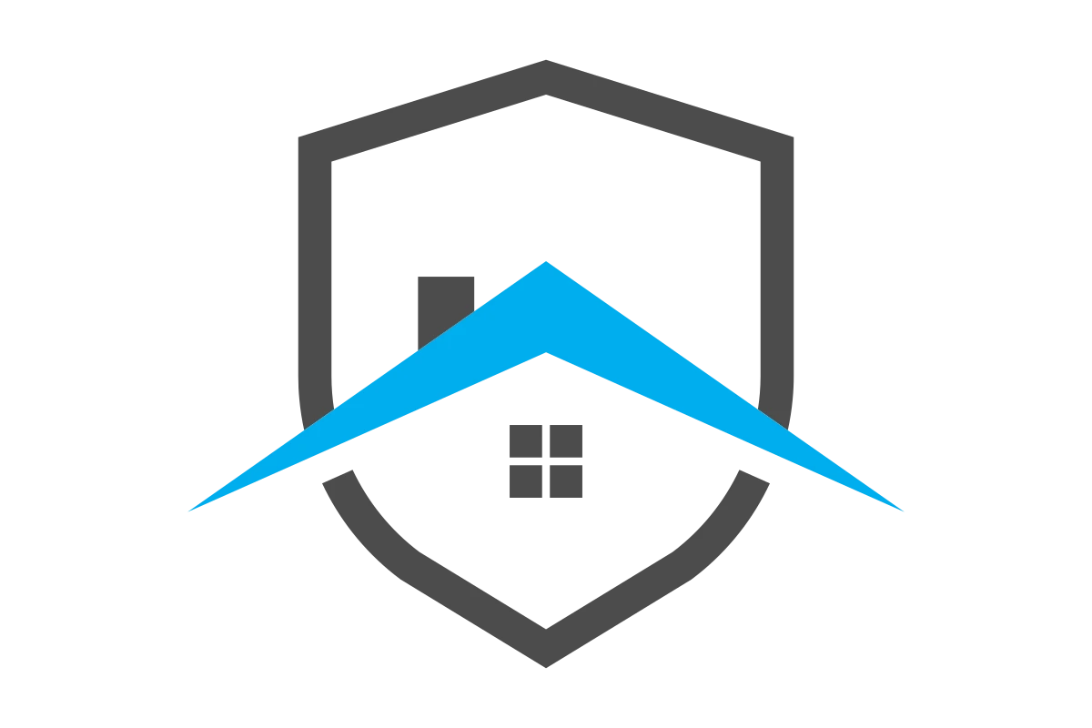 Modern Roofing Protection Logo - Secure Your Home