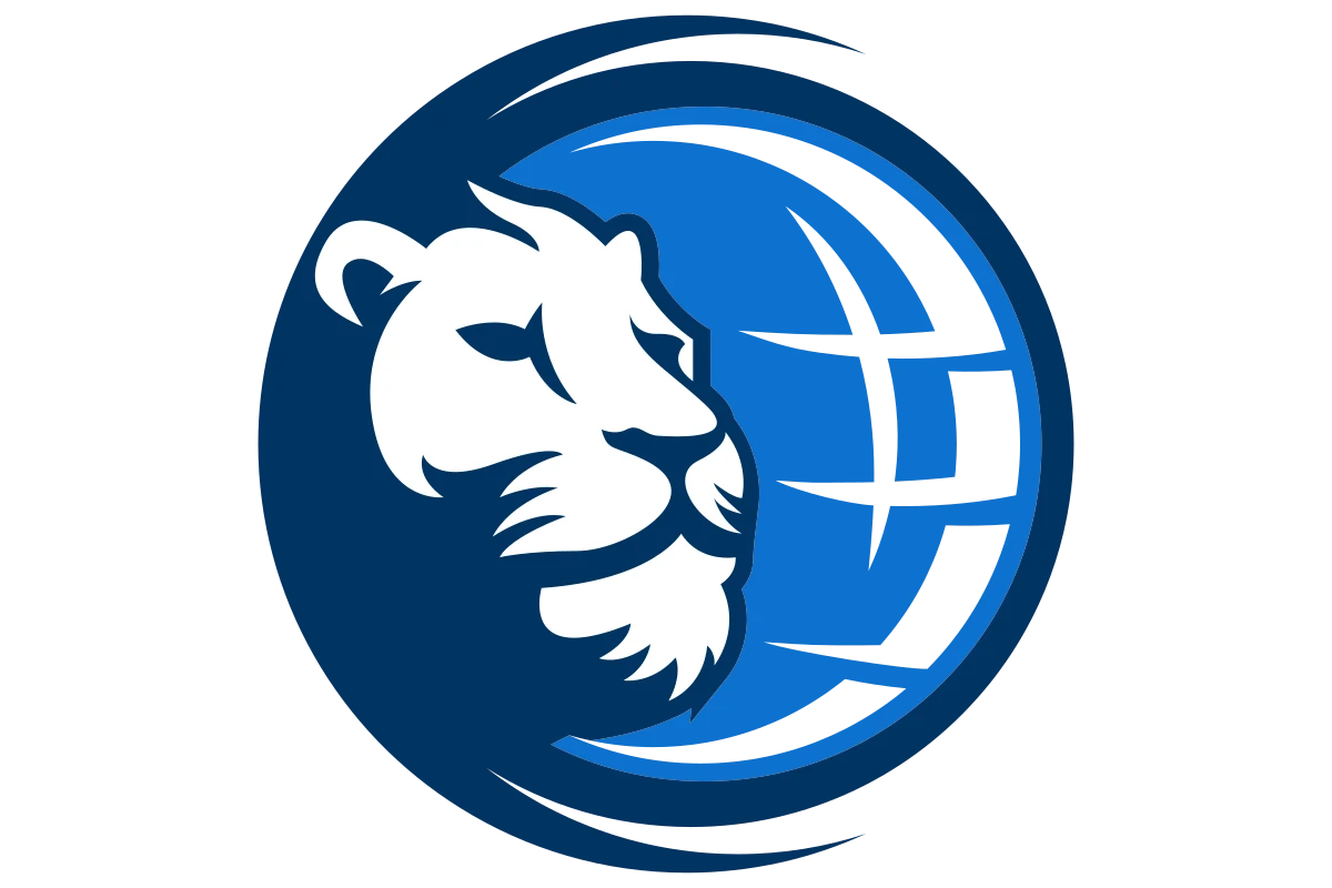 Powerful Lion Mascot Design for Strength and Security