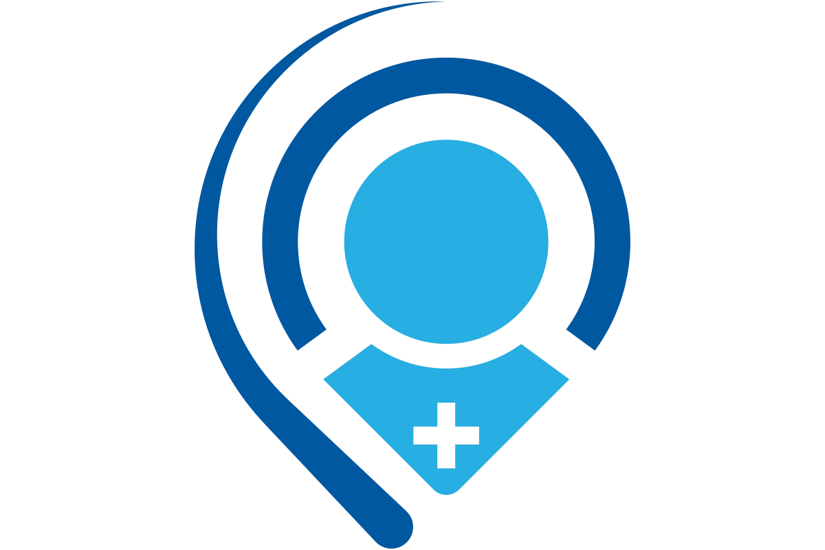 Innovative Medical Location Service Icon Design