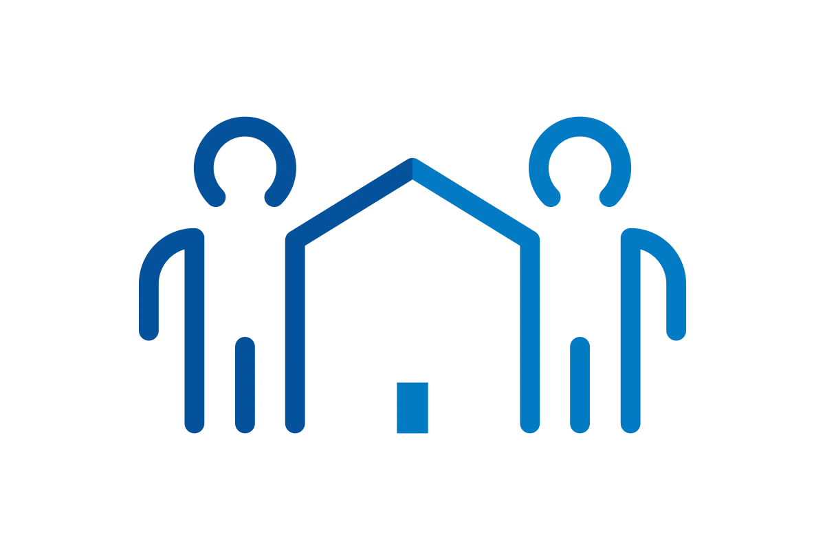 Modern Real Estate Community Support Illustration