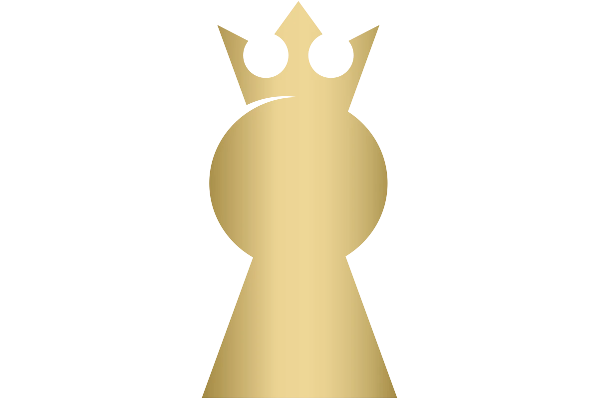 Elegant Gold Crown Keyhole Emblem for Luxury Brands