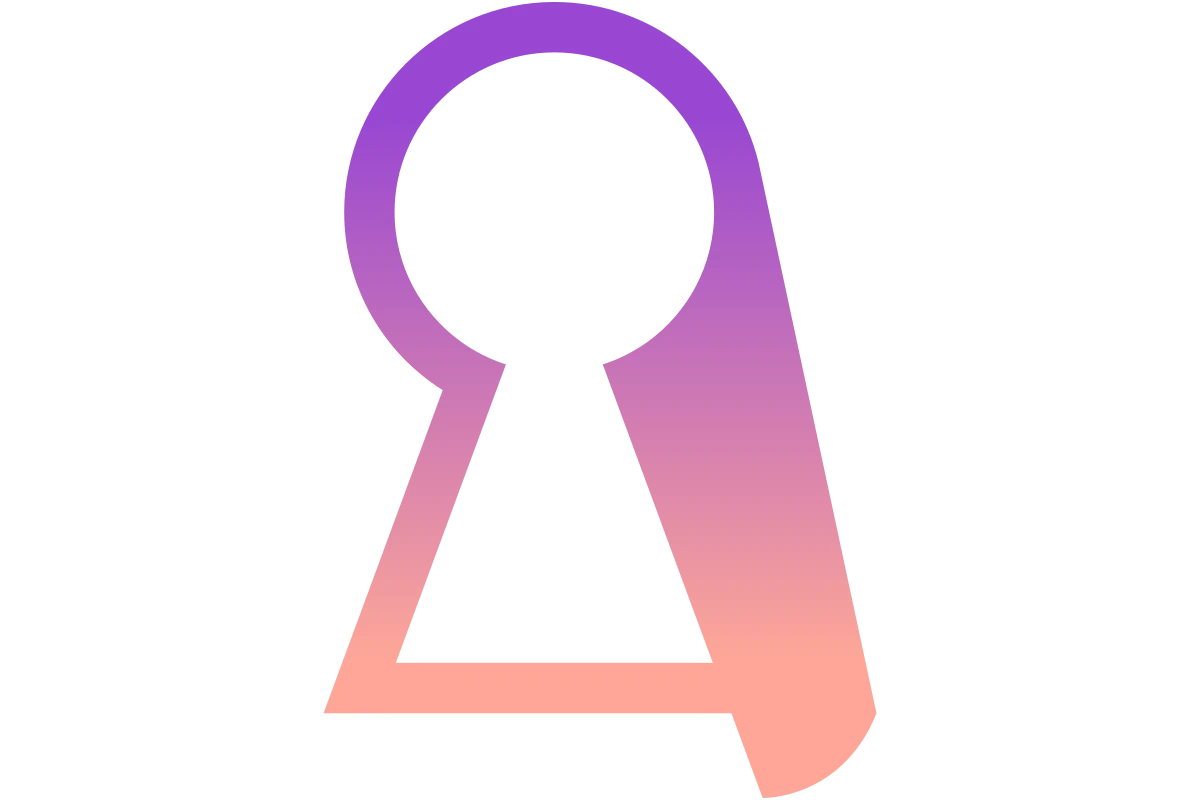 Modern Keyhole Logo for Locksmith Services