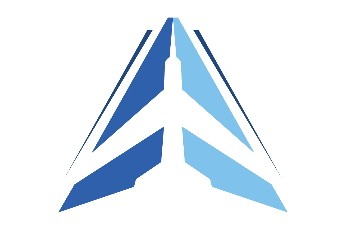 Innovative Travel Agency Logo Featuring Airplane Design