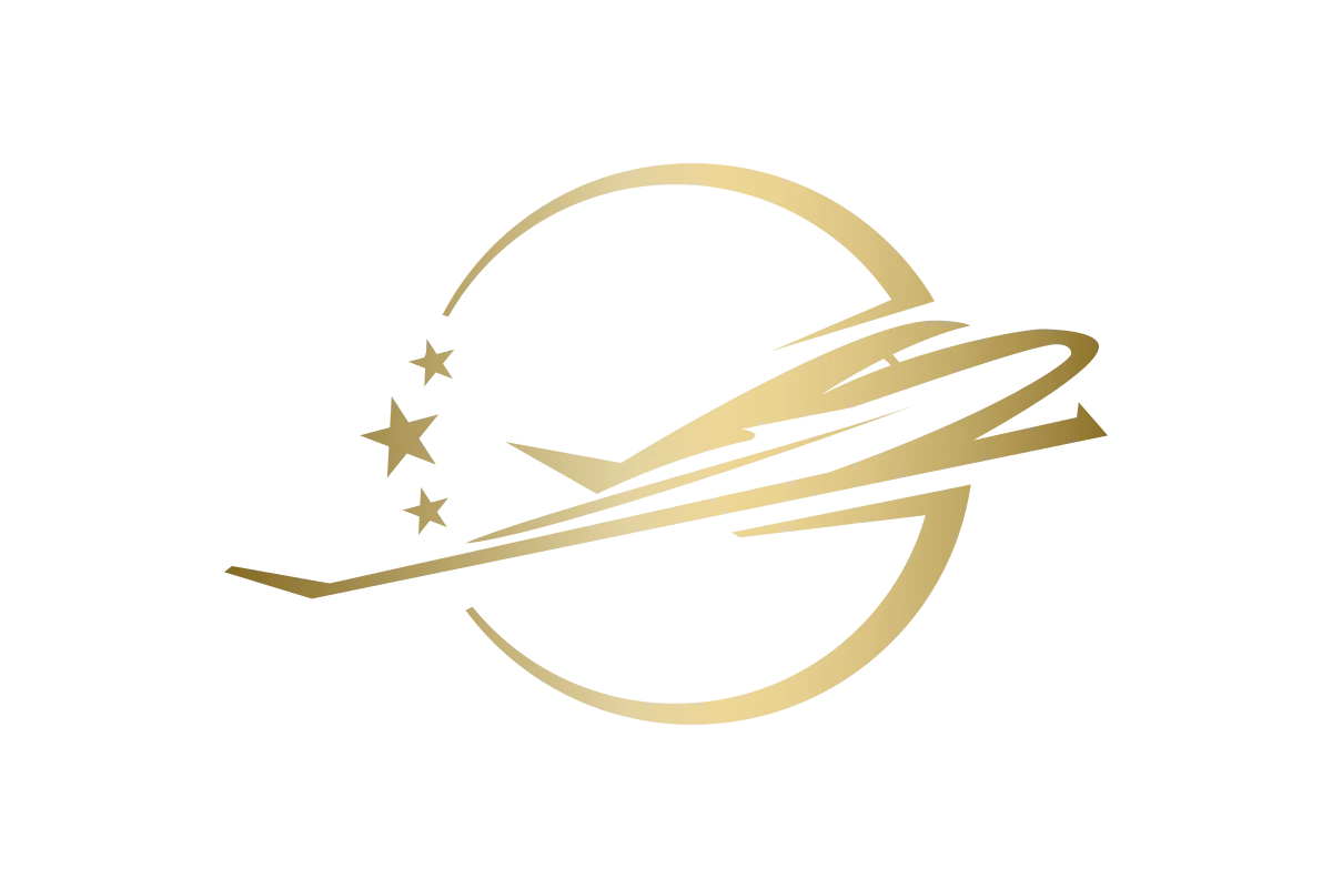 Innovative Travel Agency Logo with Rocket Design