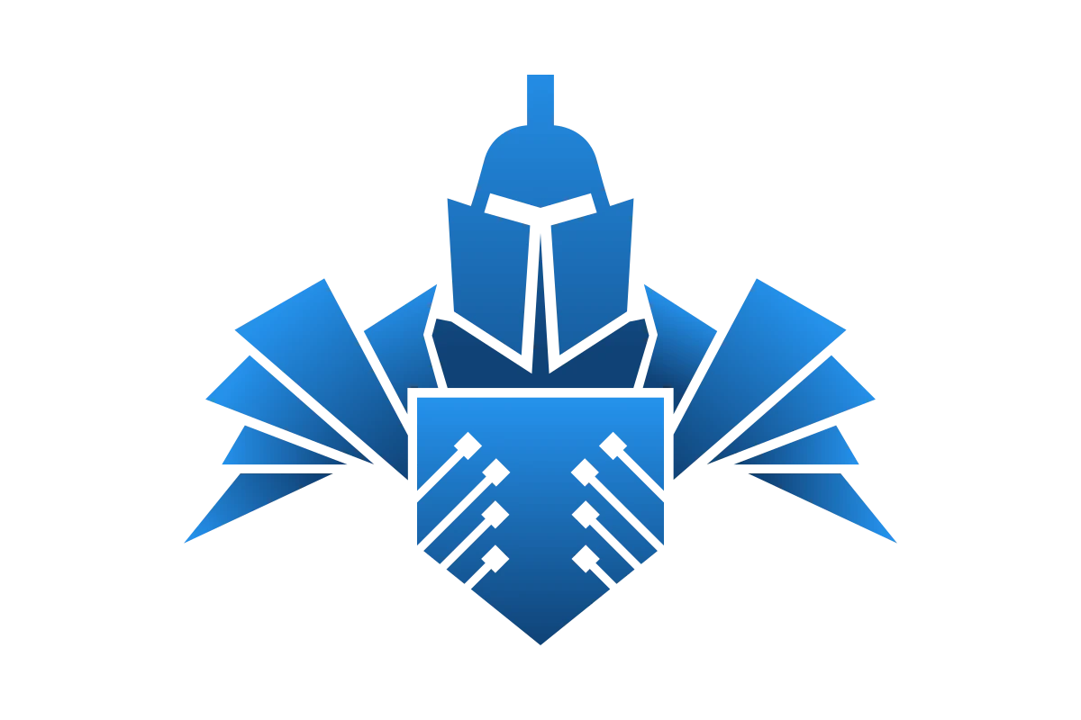 Modern Knight Mascot for Security Services