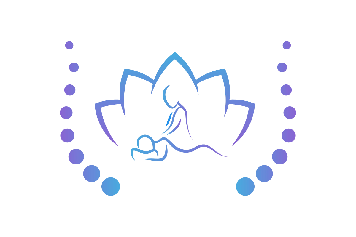 Serene Yoga Lotus Logo for Community Wellness Services