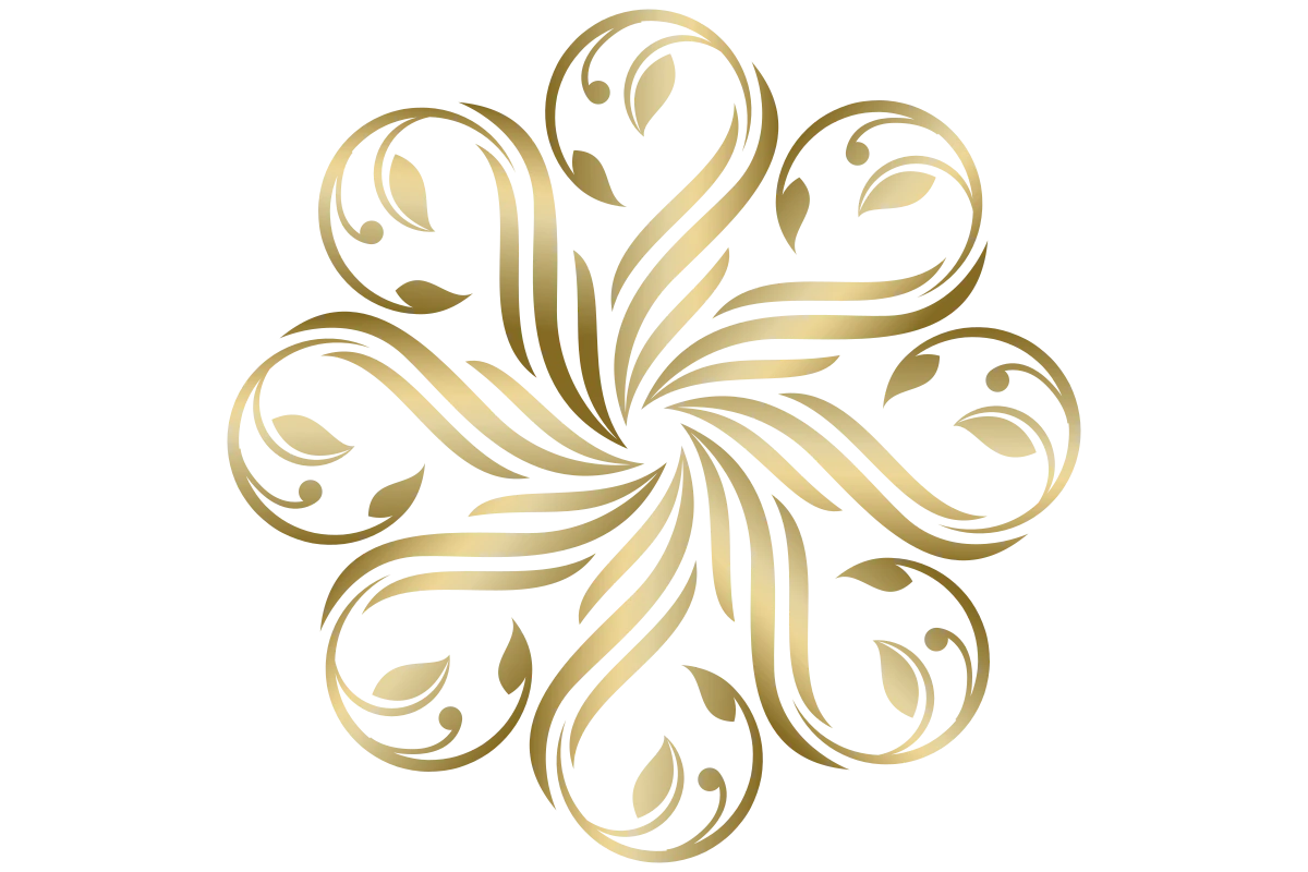 Elegant Gold Floral Pattern Design for Luxury Aesthetics