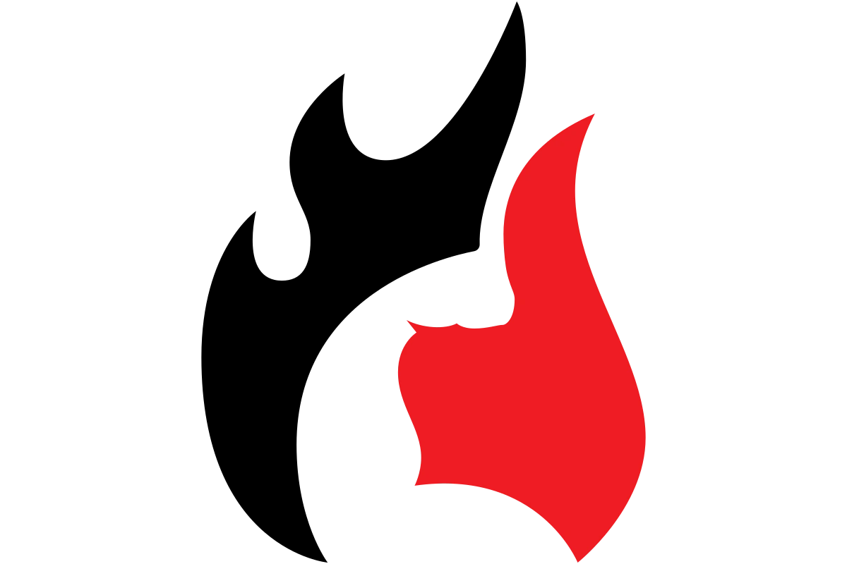 Elegant Flame Silhouette for Beauty and Style