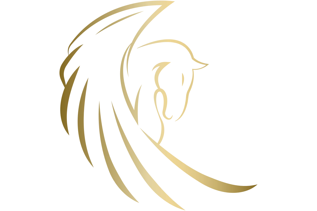 Elegant Equestrian Logo Featuring a Majestic Horse