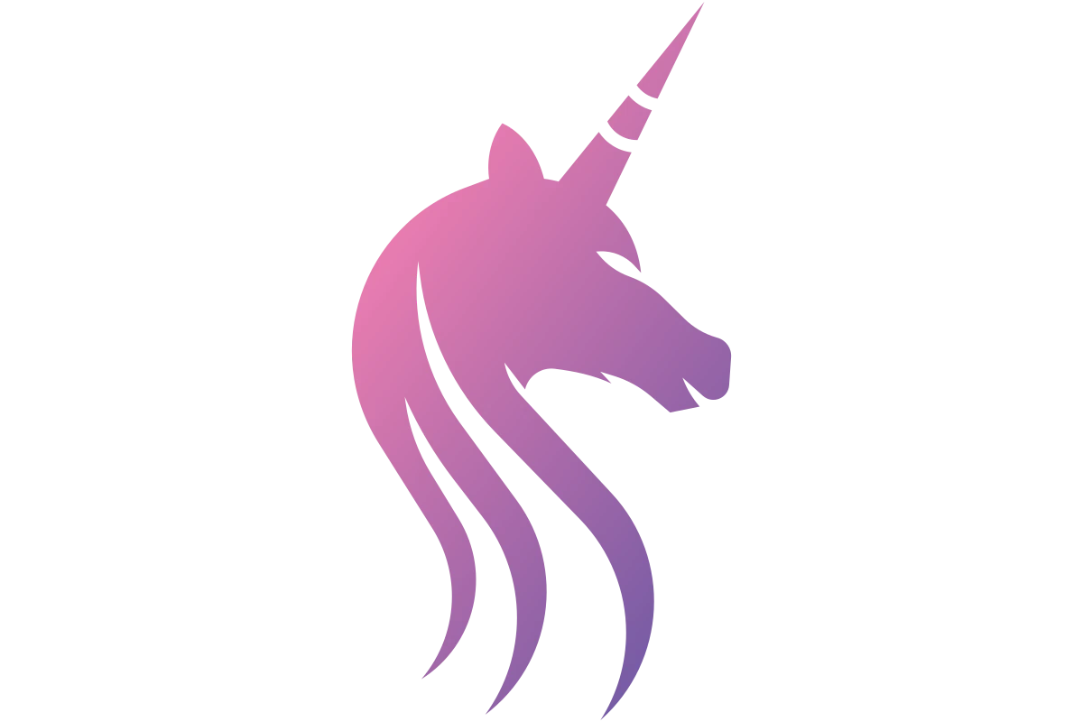 Elegant Unicorn Icon for Creative Personal Branding