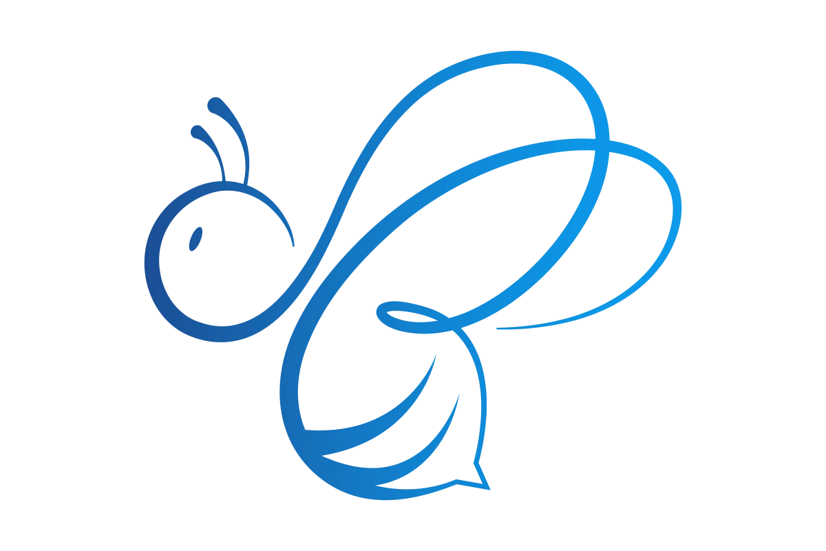 Friendly Modern Bee Logo for Nature Lovers