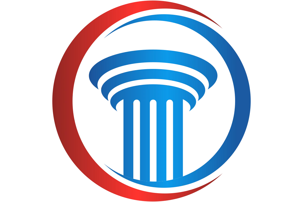 Modern Law Firm Logo with Strong Pillar Design