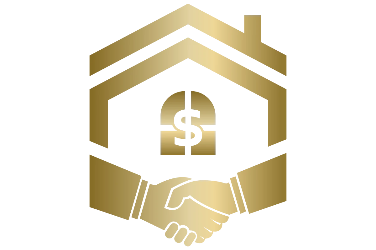Modern Real Estate Partnership Logo with Dollar Symbol