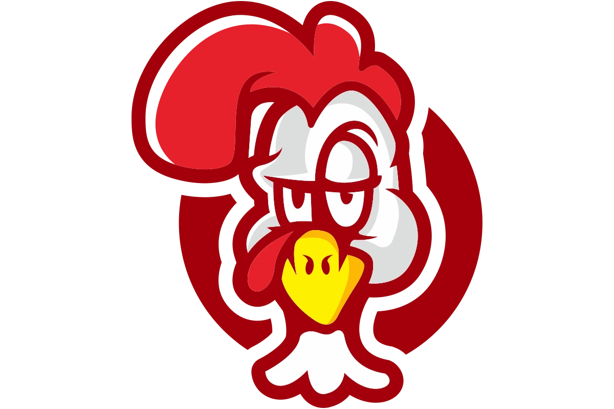 Delicious Cartoon Chicken Mascot for Food Industry