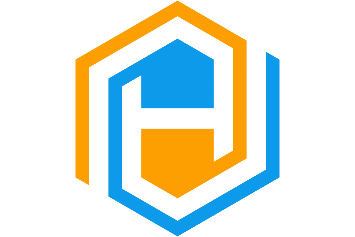 Innovative Construction Logo with Modern Geometric Elements
