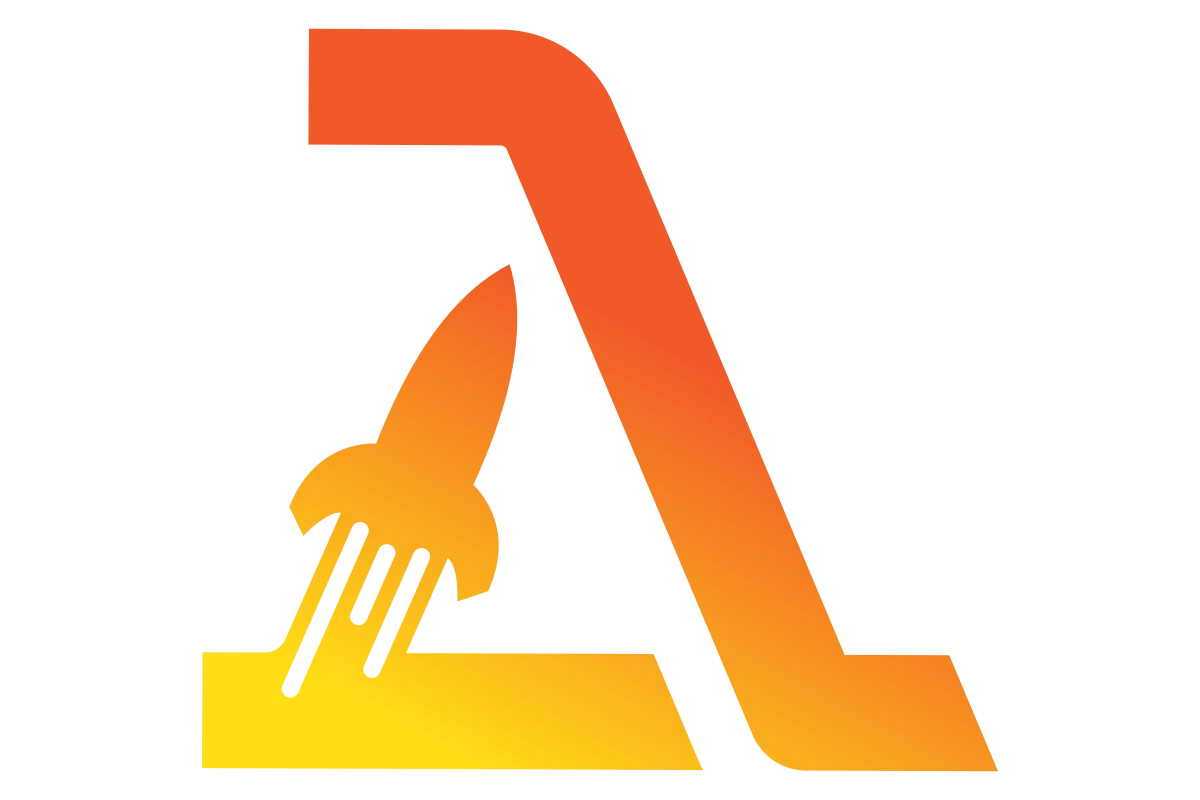 Dynamic Rocket Innovation Logo for Technology Ventures