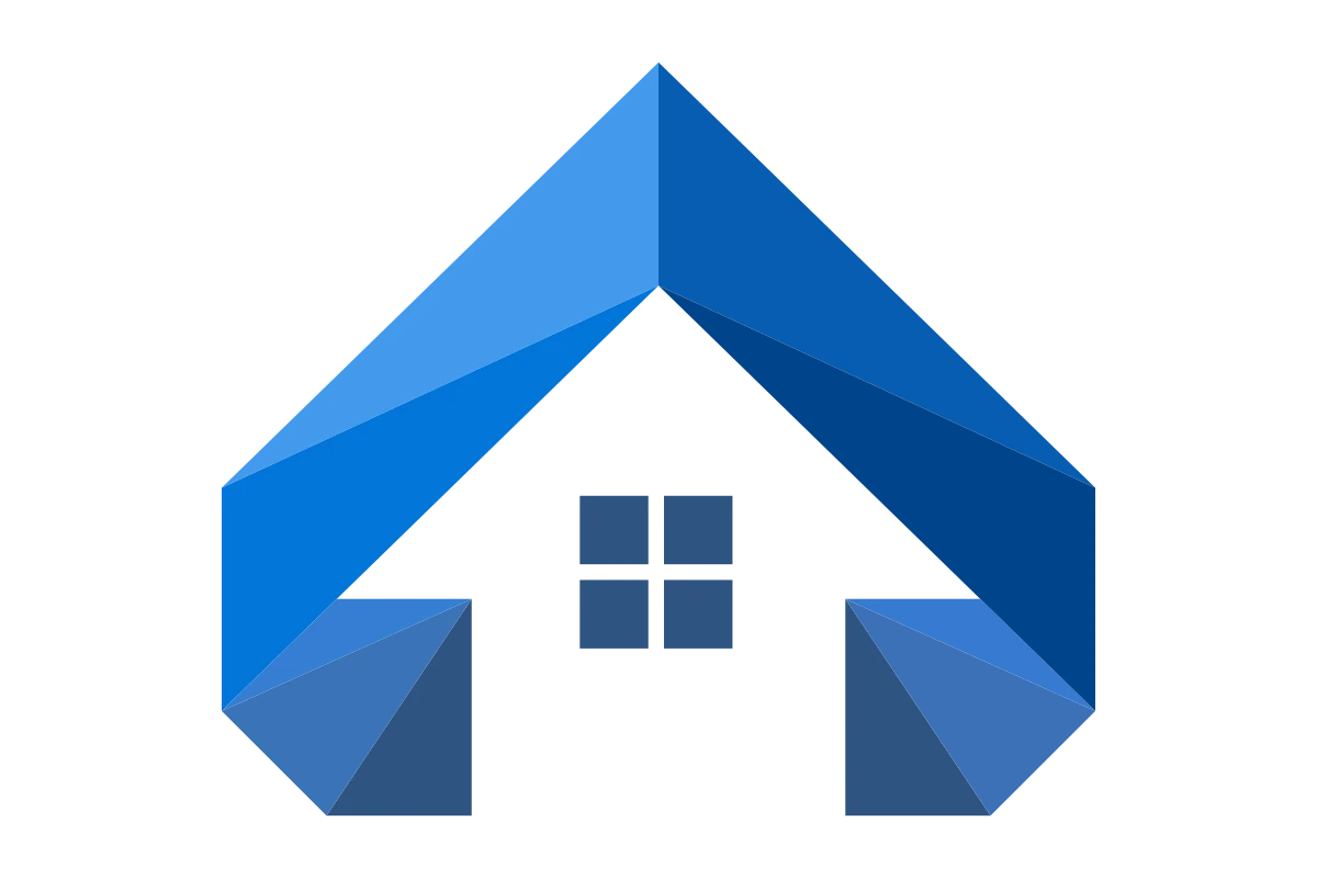 Modern House Logo - Secure and Innovative Construction