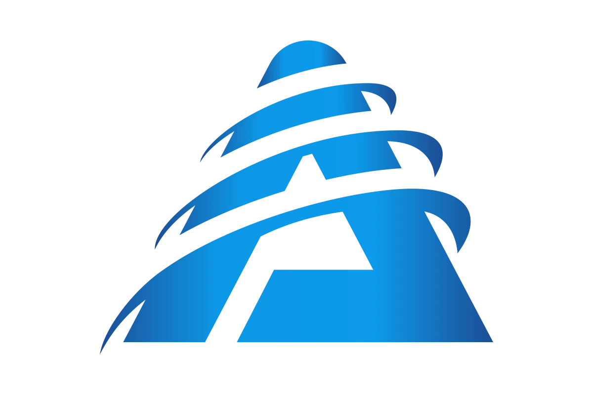 Modern Blue A Icon for Innovative Corporate Solutions